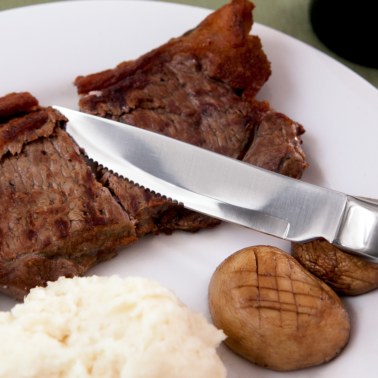 Knork Steak 4 Piece Set Black Knives