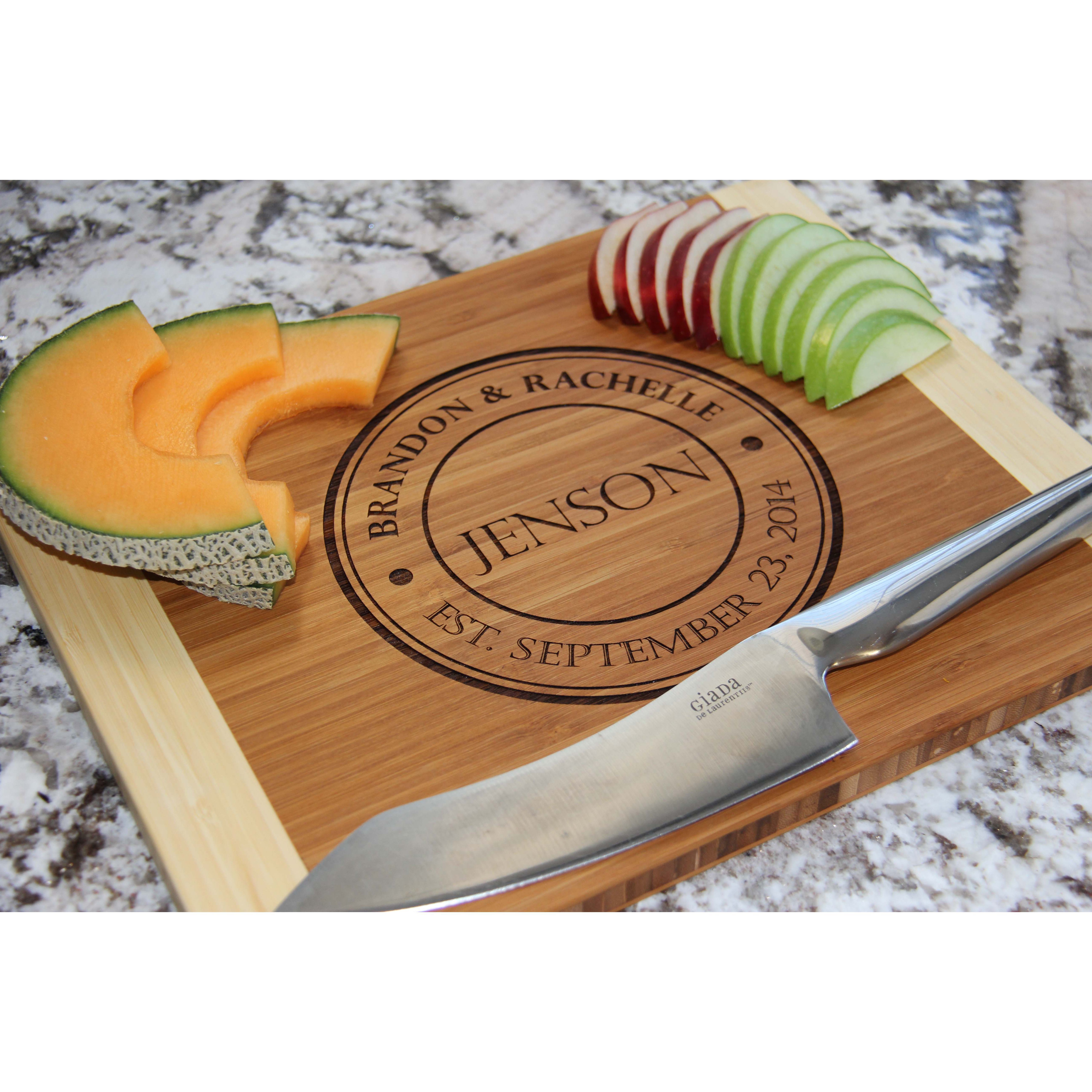 Large 11x14 Personalized Cutting Board - Anderson