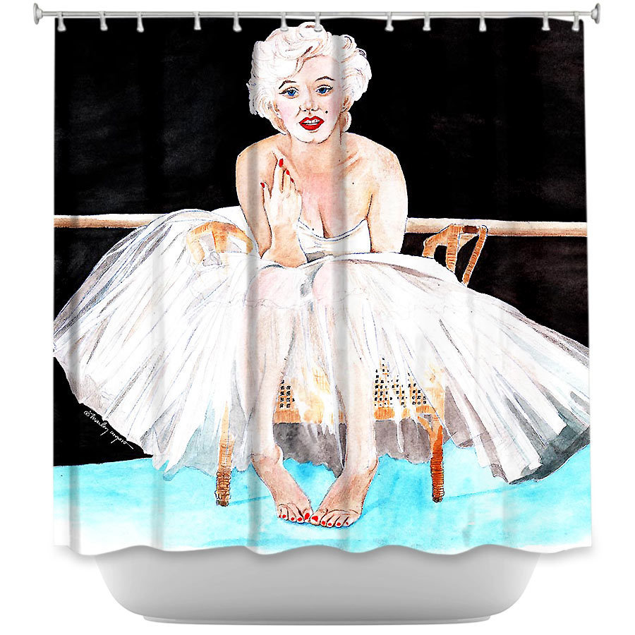 Shower Curtain - Dianoche Designs - Marilyn Ballerina
