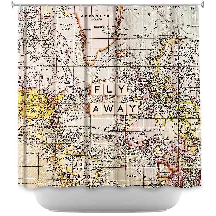Shower Curtain - Dianoche Designs - Fly Away I