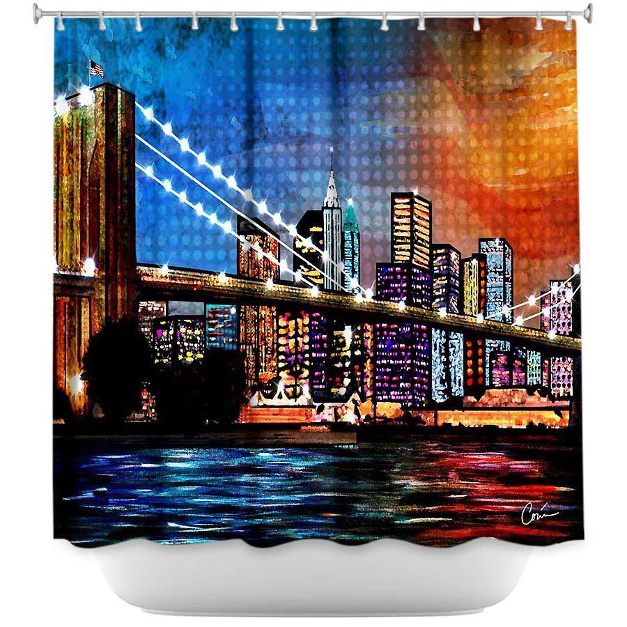 Shower Curtain - Dianoche Designs - Brooklyn Bridge