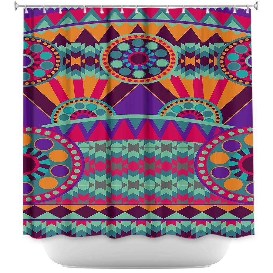 Shower Curtain - Dianoche Designs - Tribal Ethnic