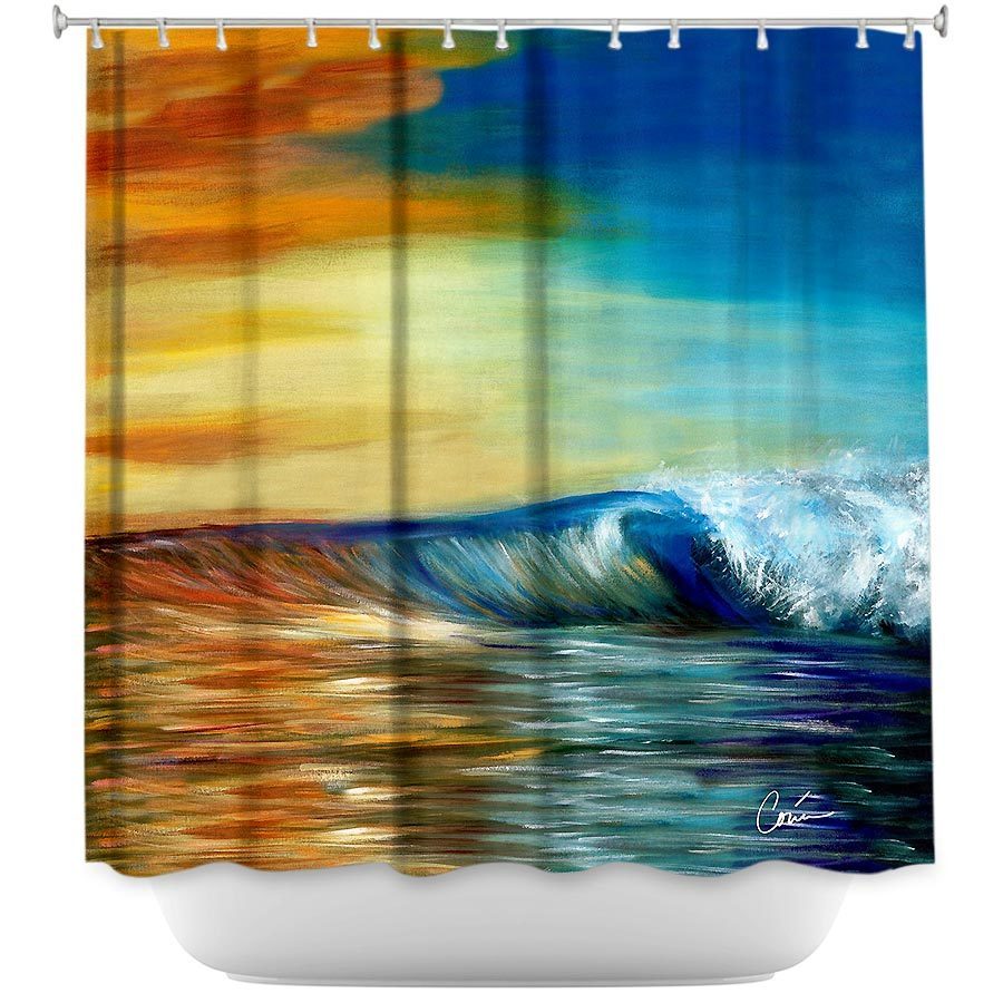 Shower Curtain - Dianoche Designs - Maui Wave Ii