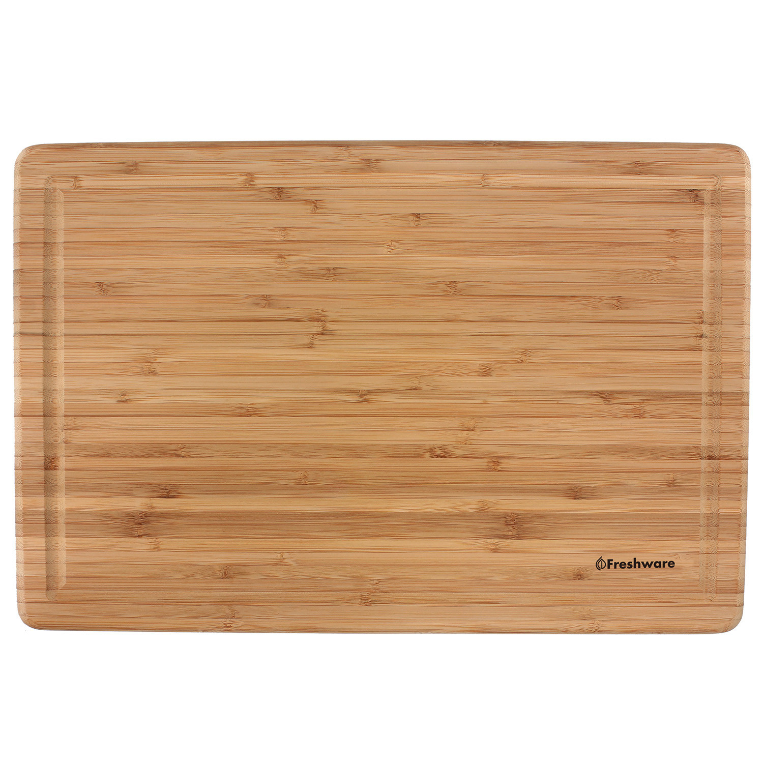 Freshware Bamboo Cutting Board with Juice Groove, Extra Large