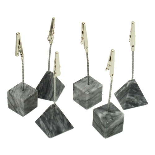 Marble Recipe Clips - Set Of 12