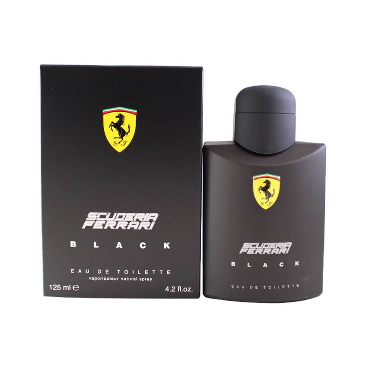 SCUDERIA FERRARI BLACK by Ferrari for Men EAU DE TOILETTE SPRAY 4.2 oz / 125 ml