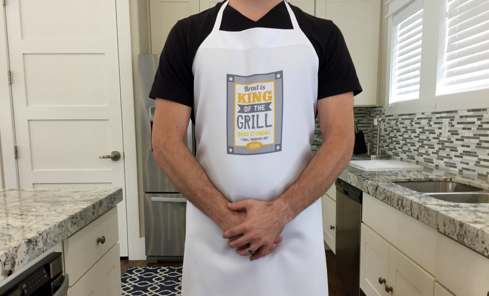 Personalized Grillin Aprons - Brad