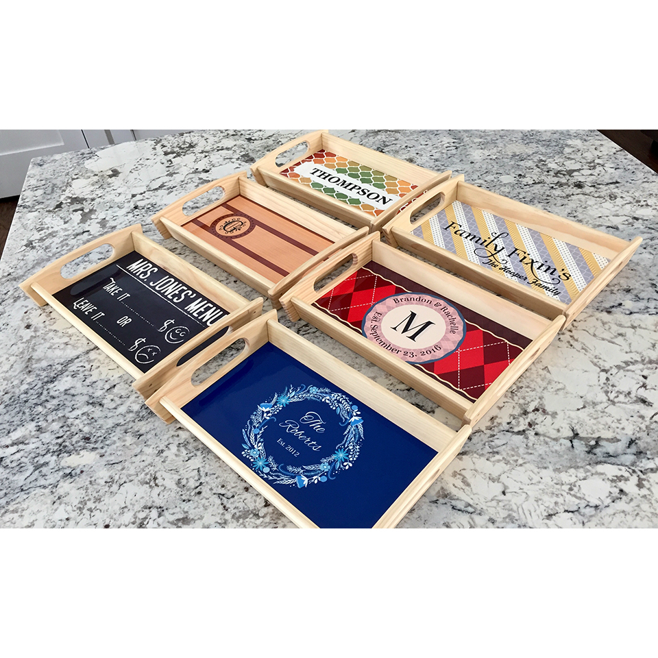 Personalized Custom Serving Tray - Hooper