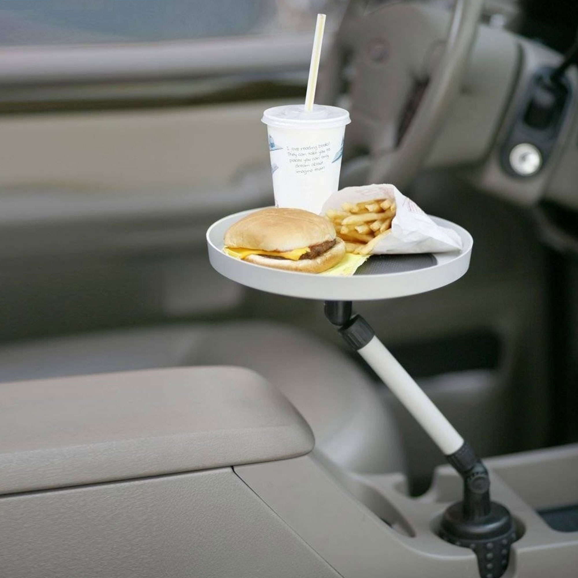 Car Swivel Tray and Storage Bin