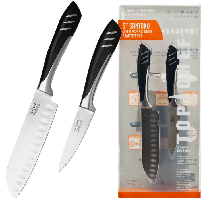 Top Chef Santoku & Paring Knife Set - 2 Pieces