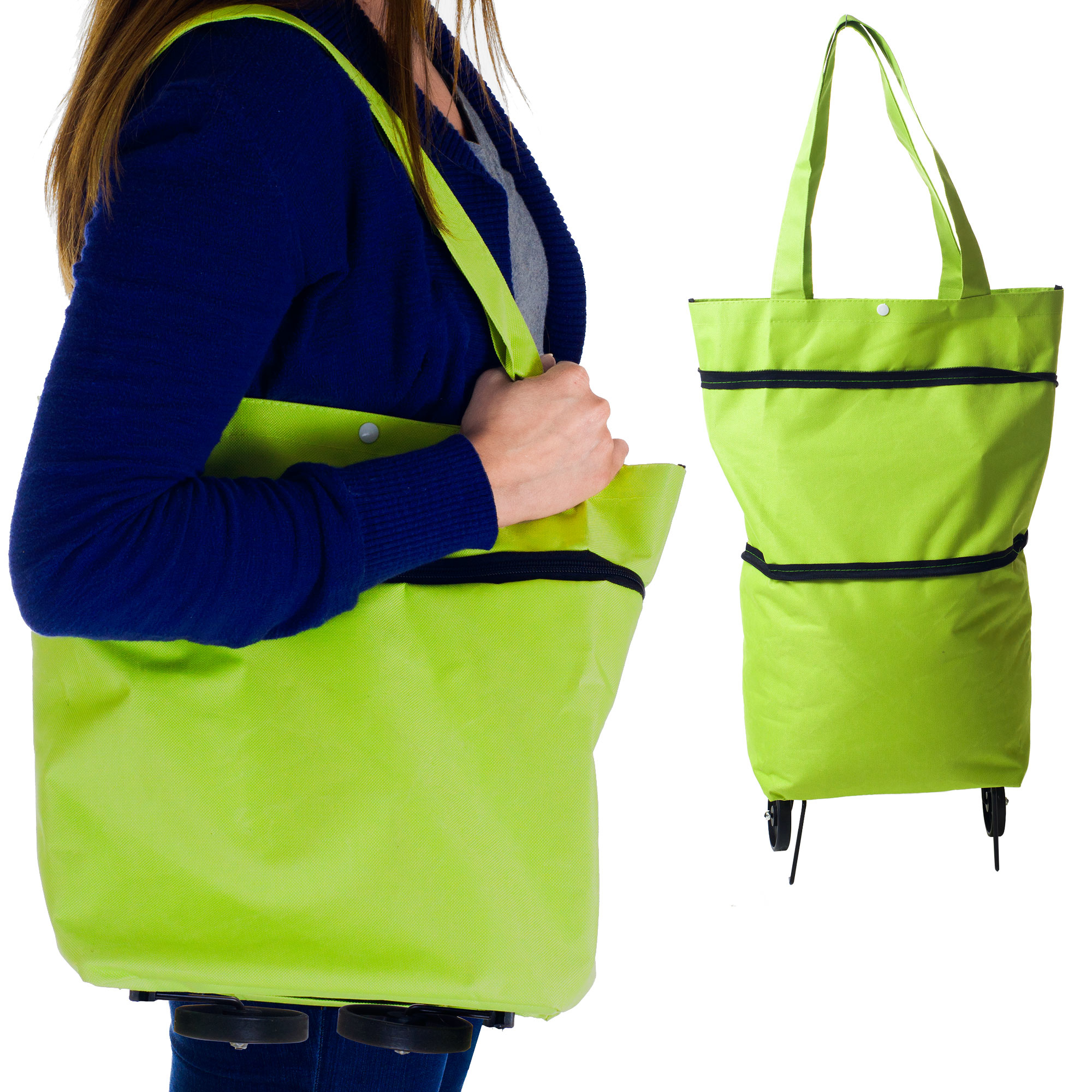 Eco-Friendly Foldable Two-Way Shopping Bag