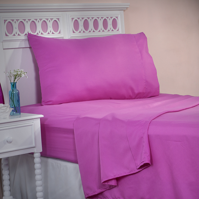 Lavish Home Series 1200 3 Piece Twin Xl Sheet Set - Pink