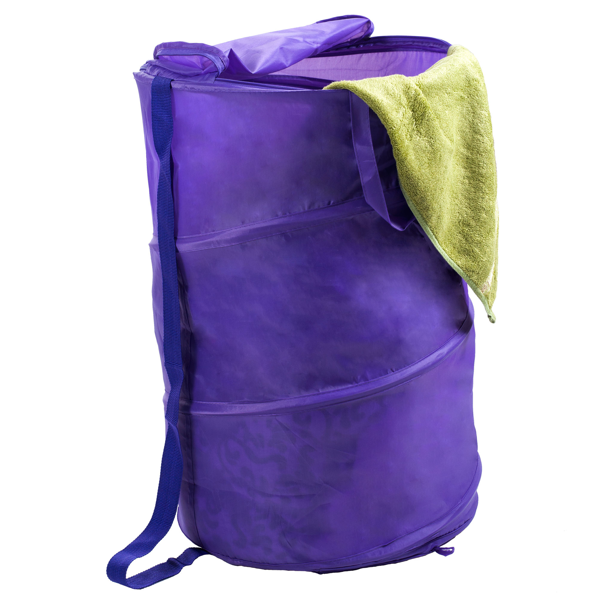 Lavish Home Breathable Pop Up Laundry Clothes Hamper - Purple