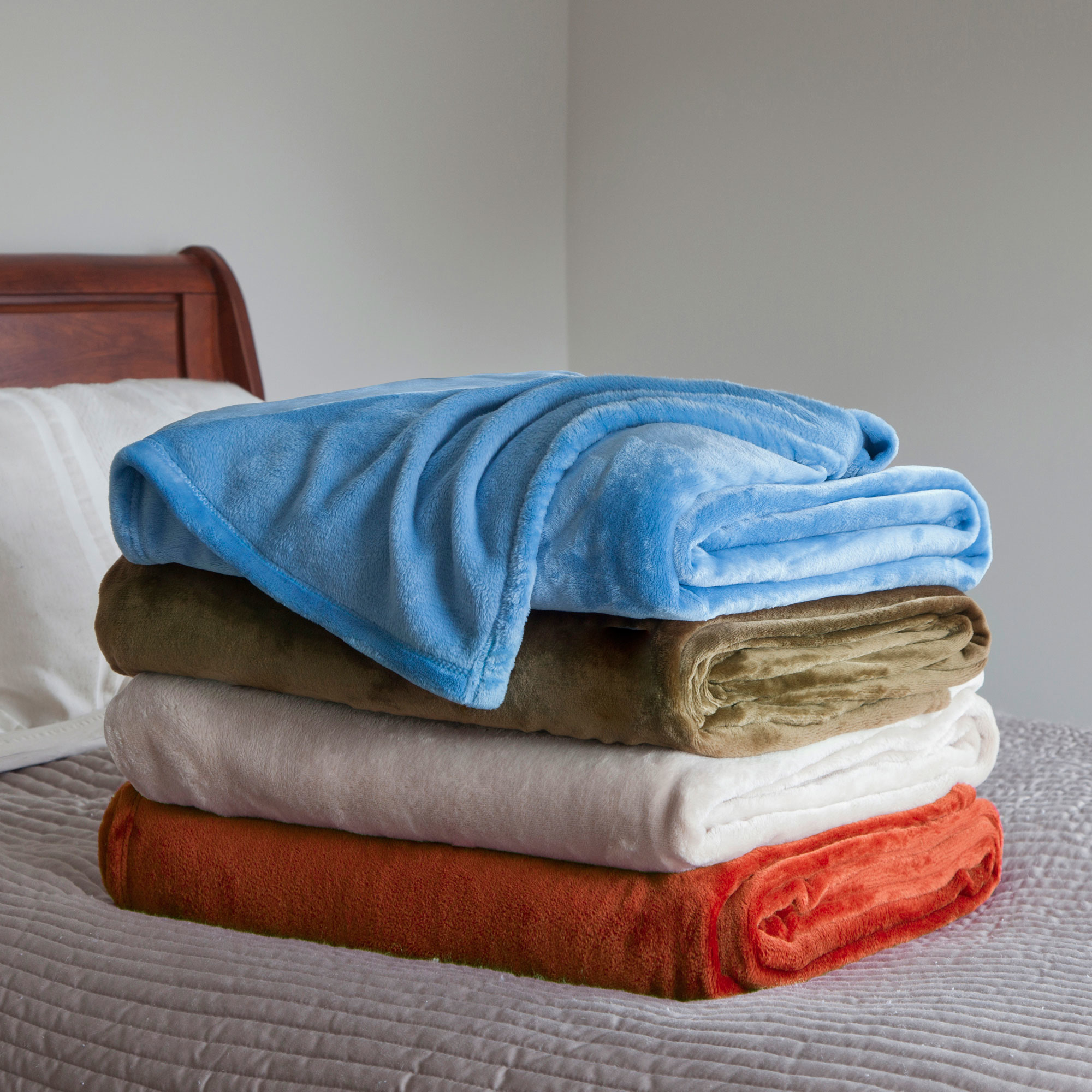Lavish Home Super Soft Flannel Blanket - Full/queen