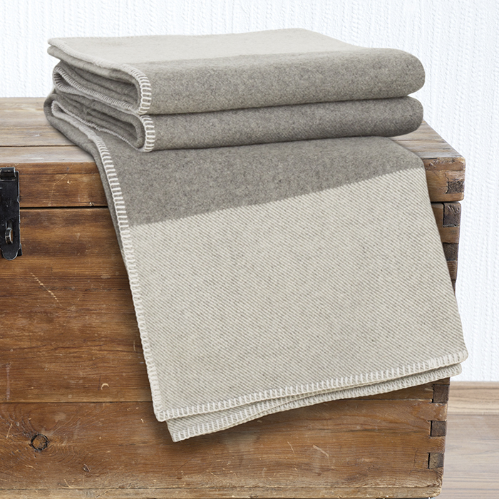Lavish Home 100% Australian Wool Blanket - Full/queen - Platinum