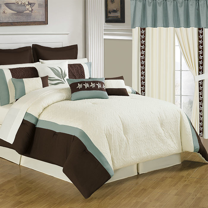 Lavish Home 25 Piece Room-in-a-bag Anna Bedroom - King