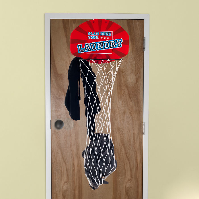 Over the Door Dunk Your Laundry Hamper Basketball