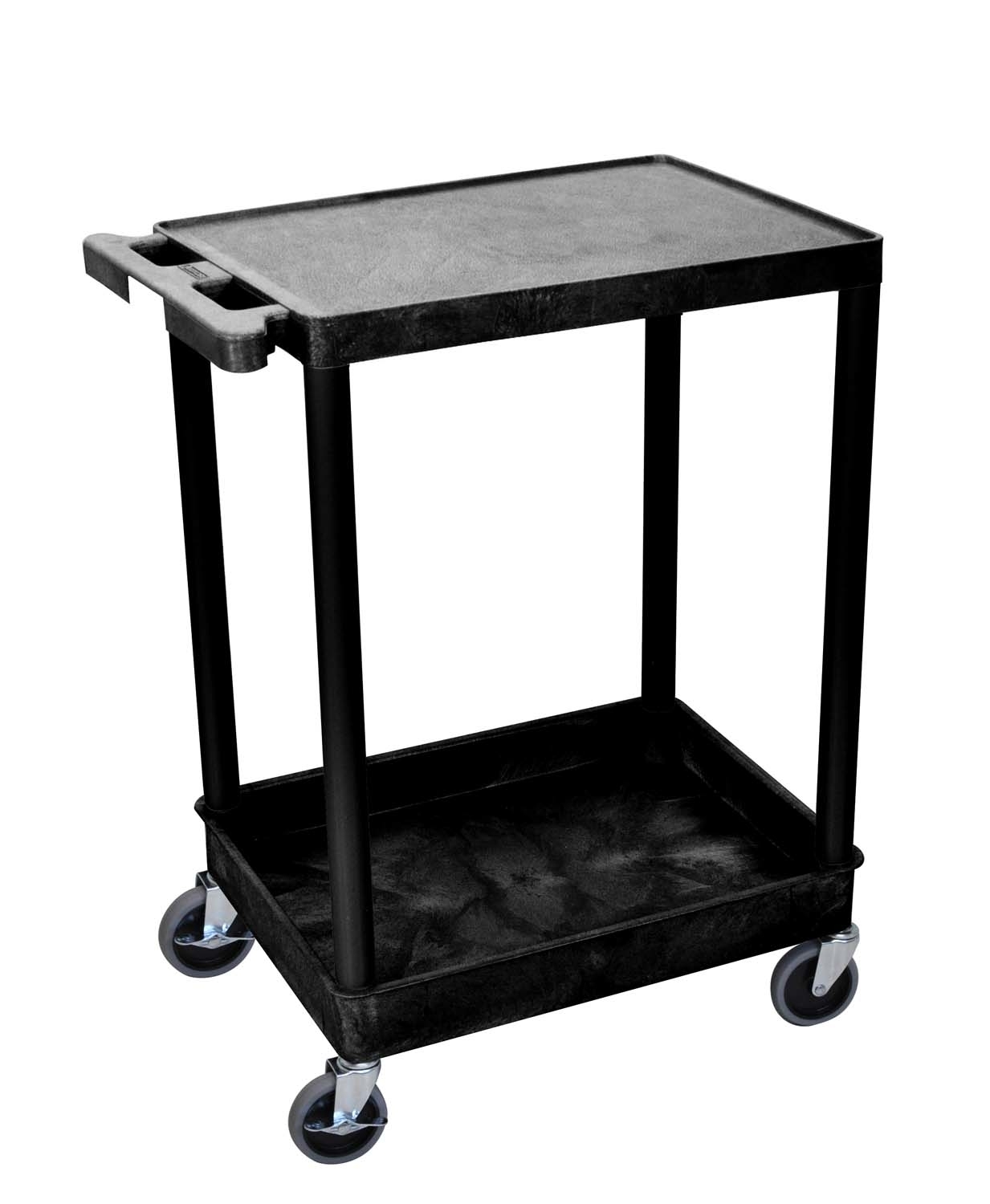 Offex Stc21 Flat Top And Tub Bottom Shelf Cart