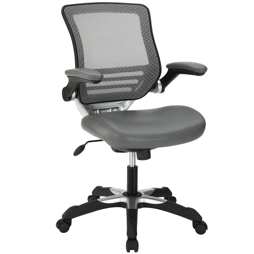 Gray Edge Vinyl Office Chair