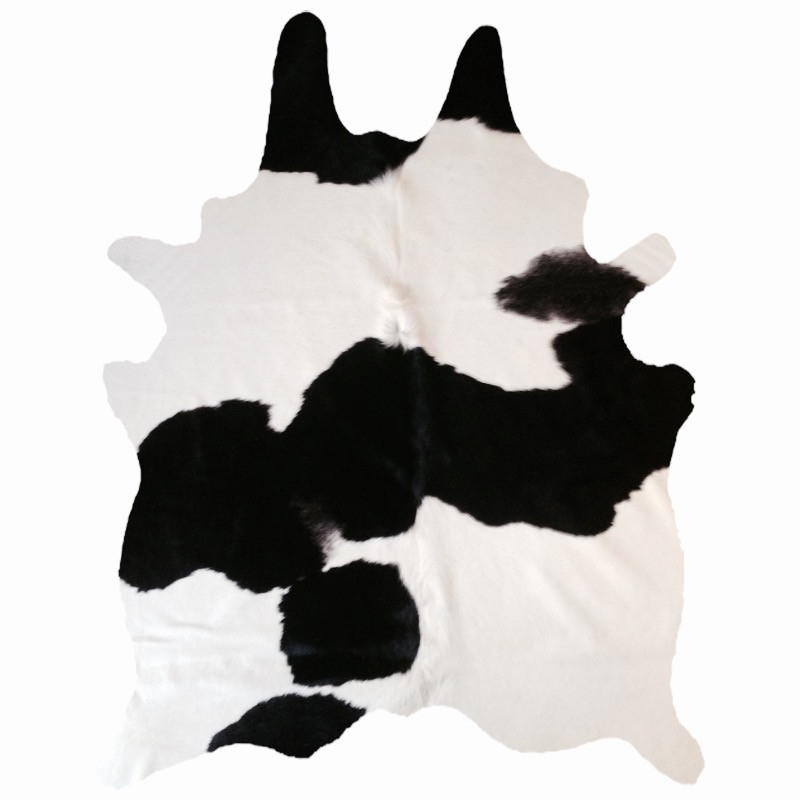 Real Cowhide Rug Black And White