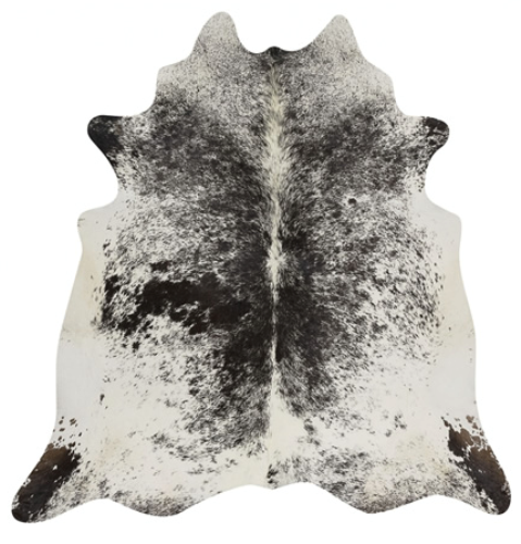 Real Cowhide Rug Salt And Pepper Black And White
