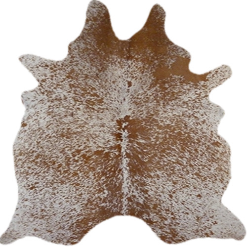 Real Cowhide Rug Salt And Pepper Brown And White