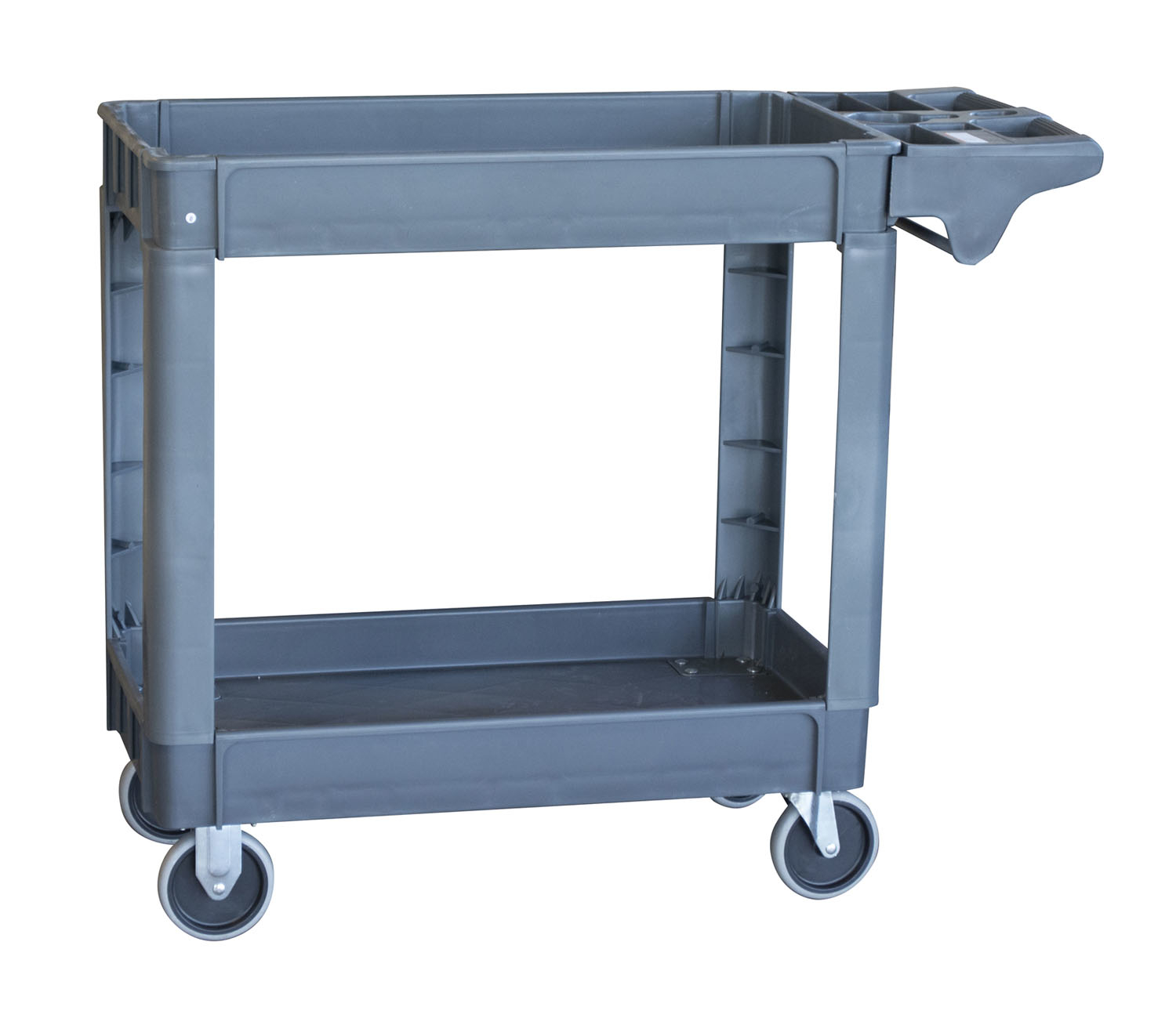 Pro-series Two-shelf Heavy Duty Utility Cart, 550 Lbs. Capacity
