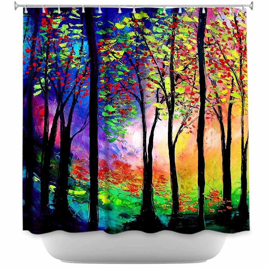 Artistic Shower Curtains By Dianoche Designs Autumn Eve Ii