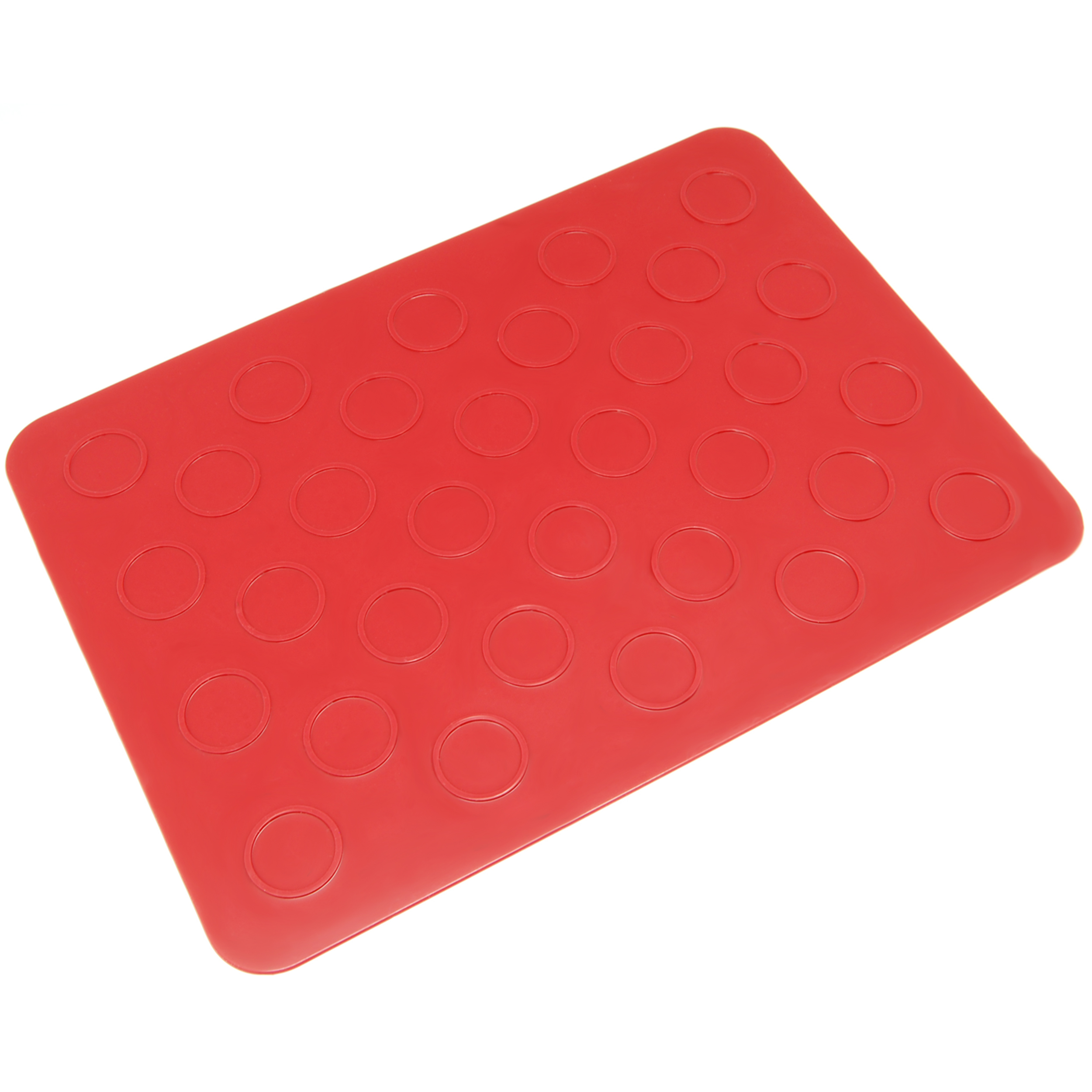 Freshware Silicone Baking Mat for Macaron, Whoopie Pie, Cookie and Creme Puff, 32-Circle