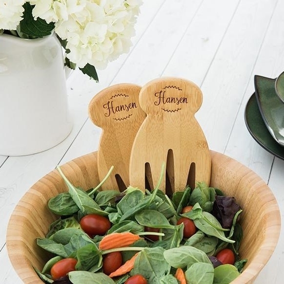 Personalized Salad Hands - Set of 2 - W&R