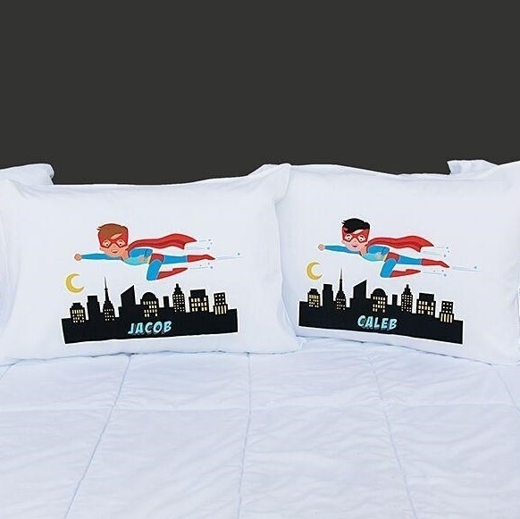 Personalized Boy Superhero Pillowcases - Caleb