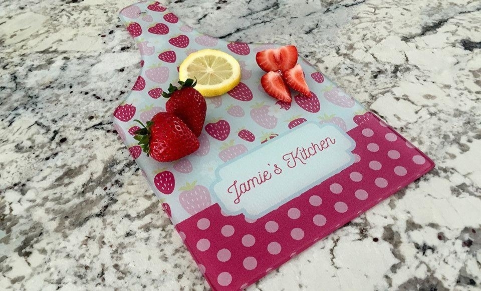Personalized Tempered Glass Cutting Boards - Jamie
