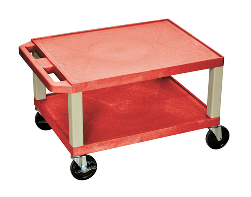 Offex Of-wt16re Multipurpose Tuffy Utility Cart 16 Inches - Red