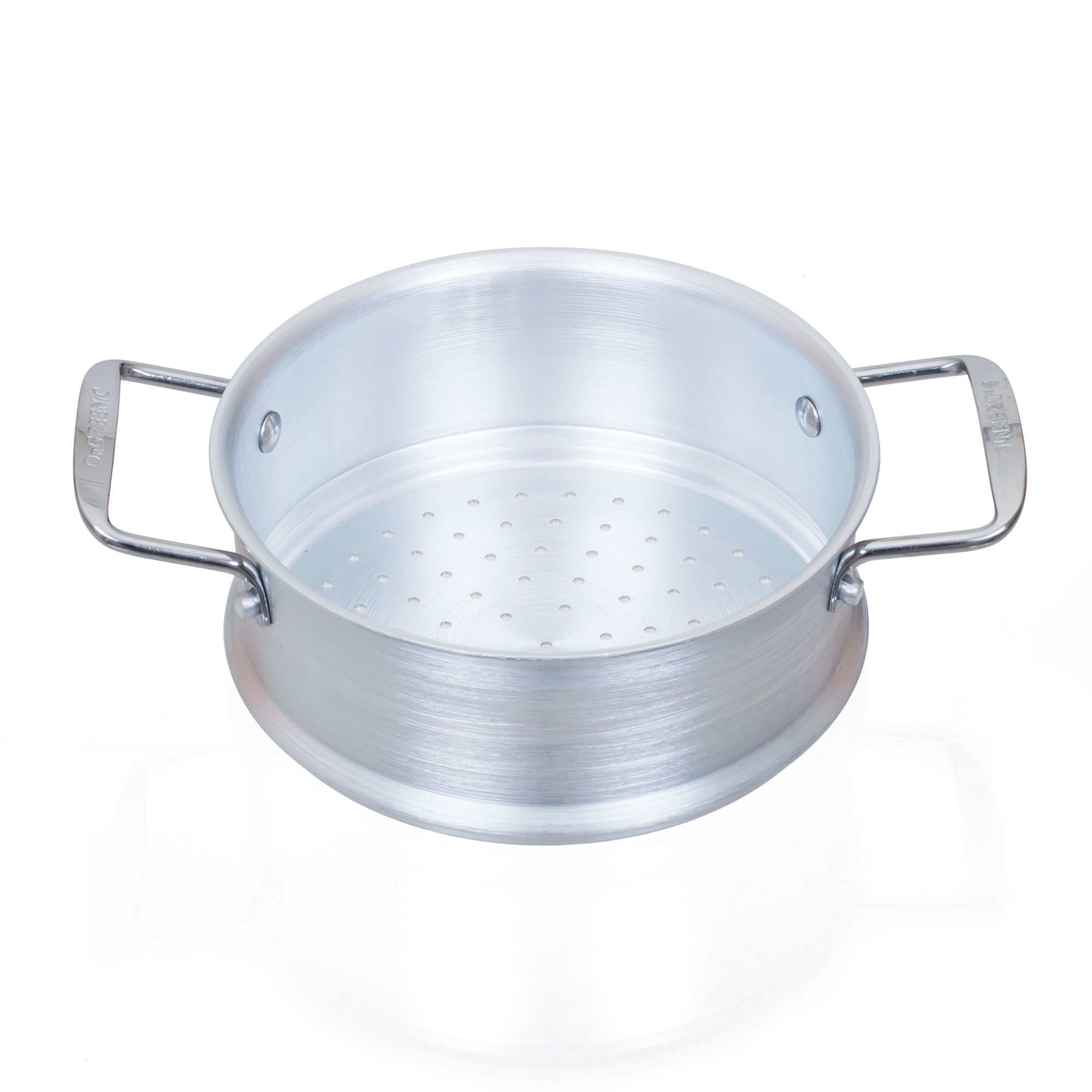High Quality Aluminum Steamer Insert for Stock Pot or Pan 3.4 In. Deep x 8.35 inches Fits 6 Quart Pot