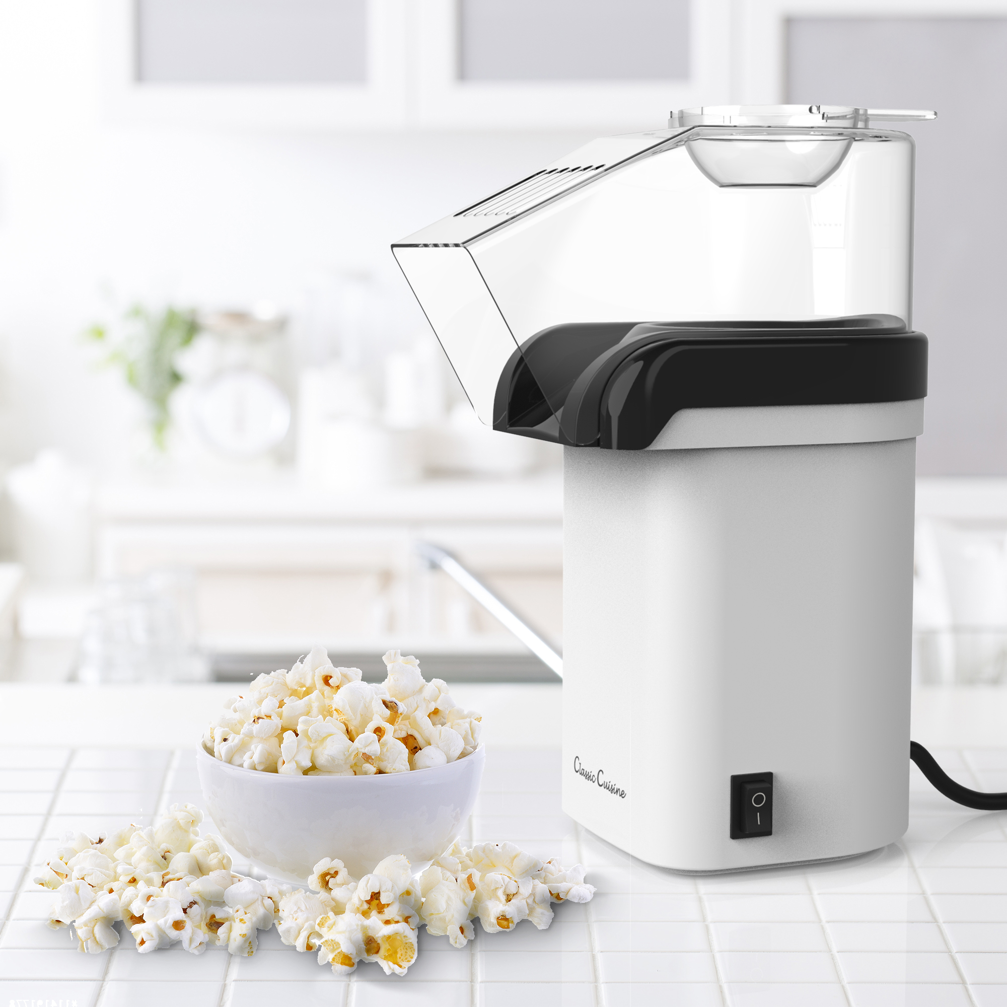 Hot Air Electric Popcorn Popper Maker Machine Healthy No Oil Popcorn