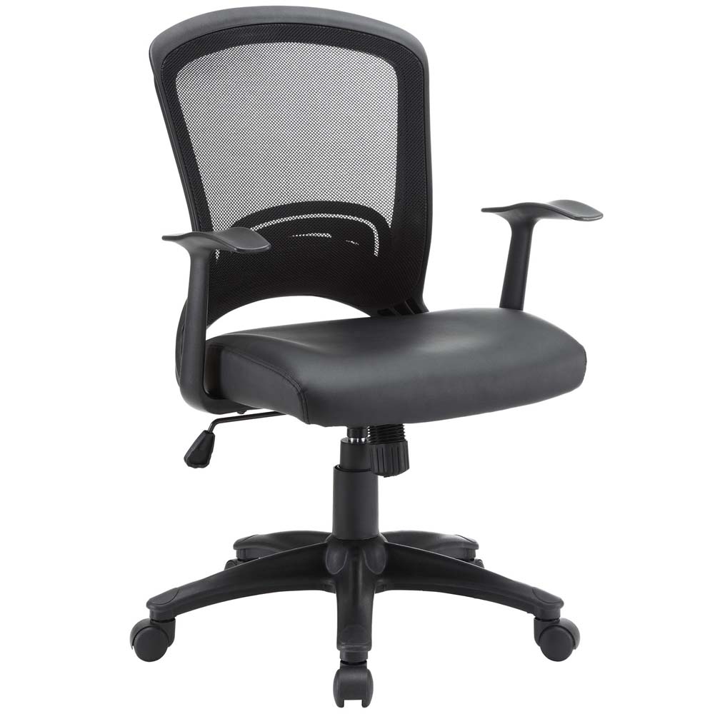 Black Pulse Vinyl Office Chair