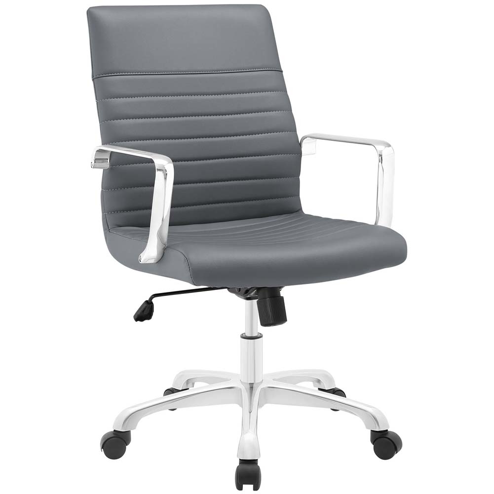 Gray Finesse Mid Back Office Chair