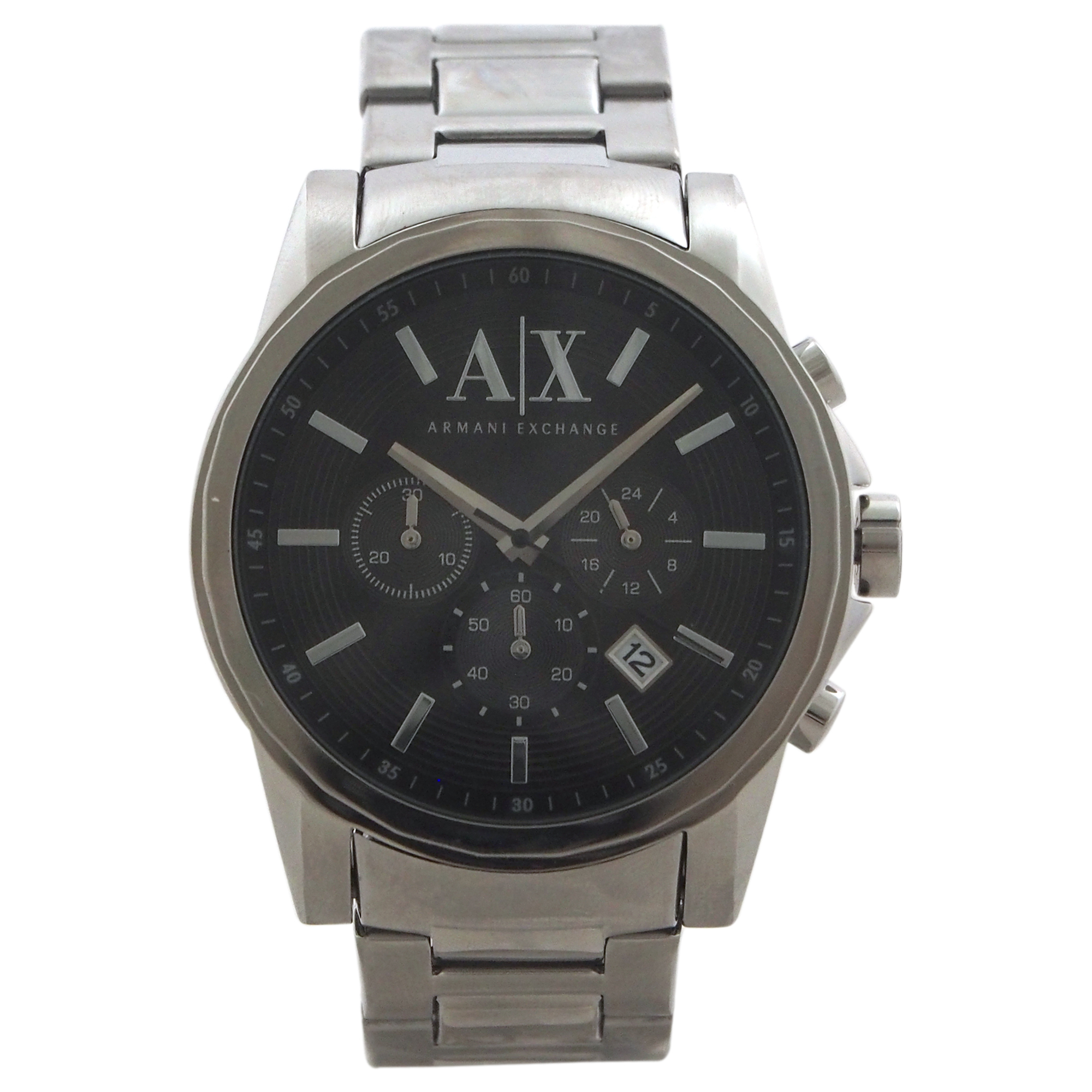 AX2084 Chronograph Stainless Steel Bracelet Watch by Armani Exchange for Men - 1 Pc Watch