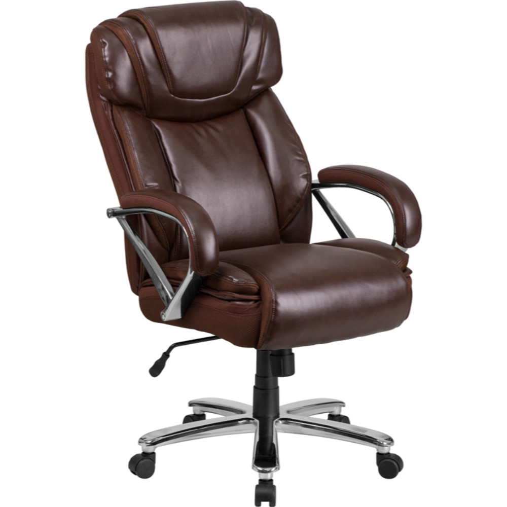 Brown Leather Office Chair