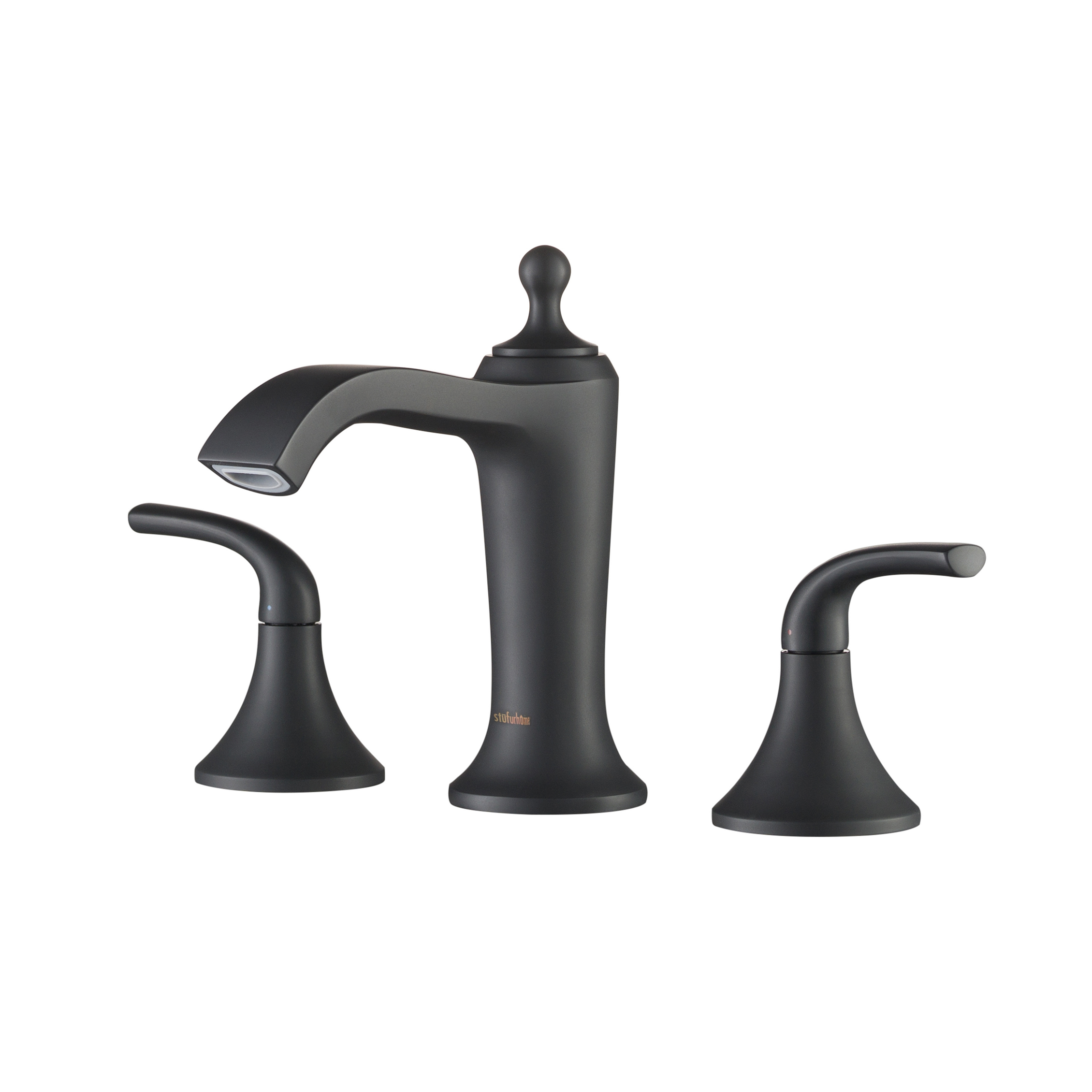 Brantley Chrome Bathroom Faucet Set - Matte Black