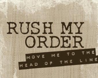 Rush MY Order - 0-49