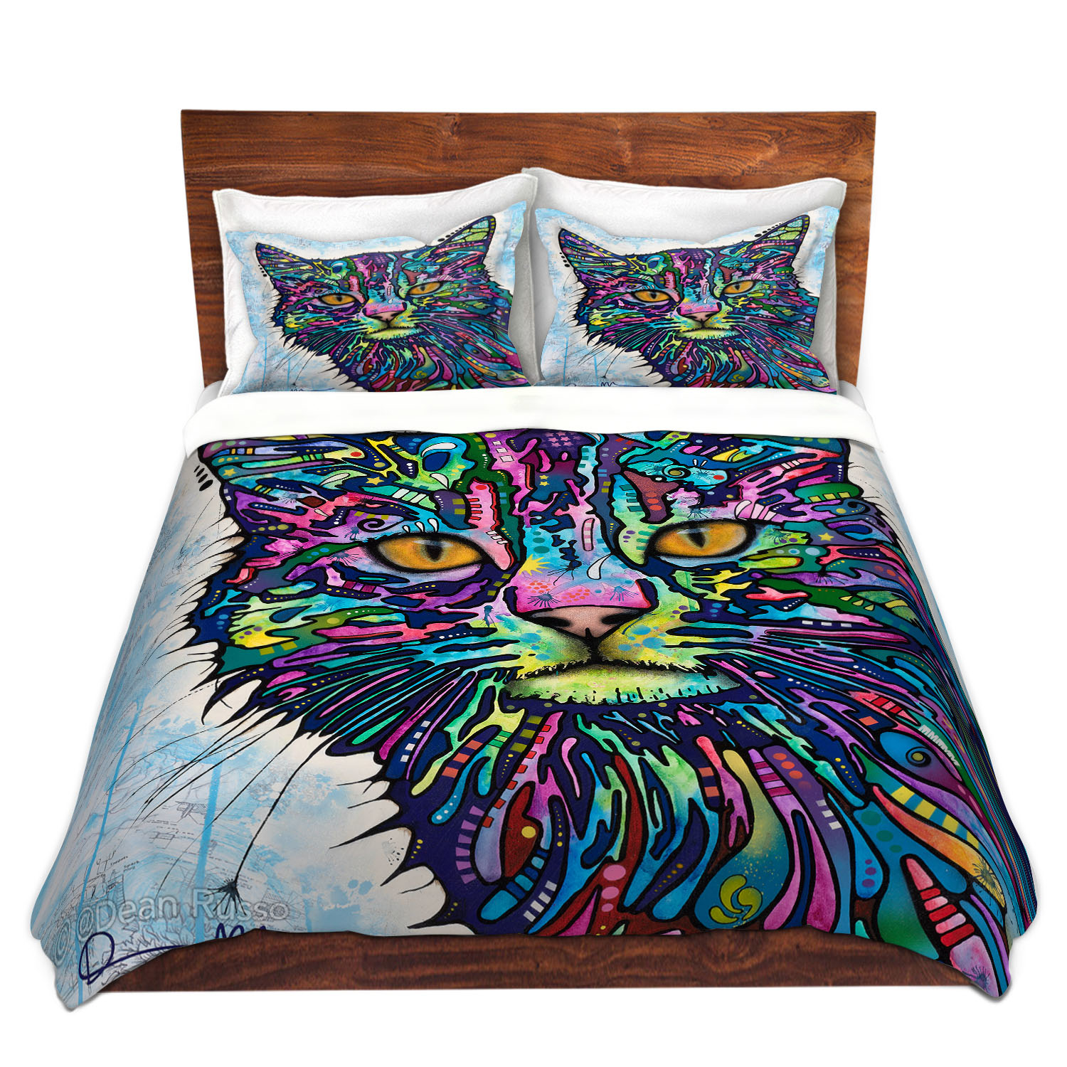 Dianoche Microfiber Duvet Covers By Dean Russo - Diligence Cat