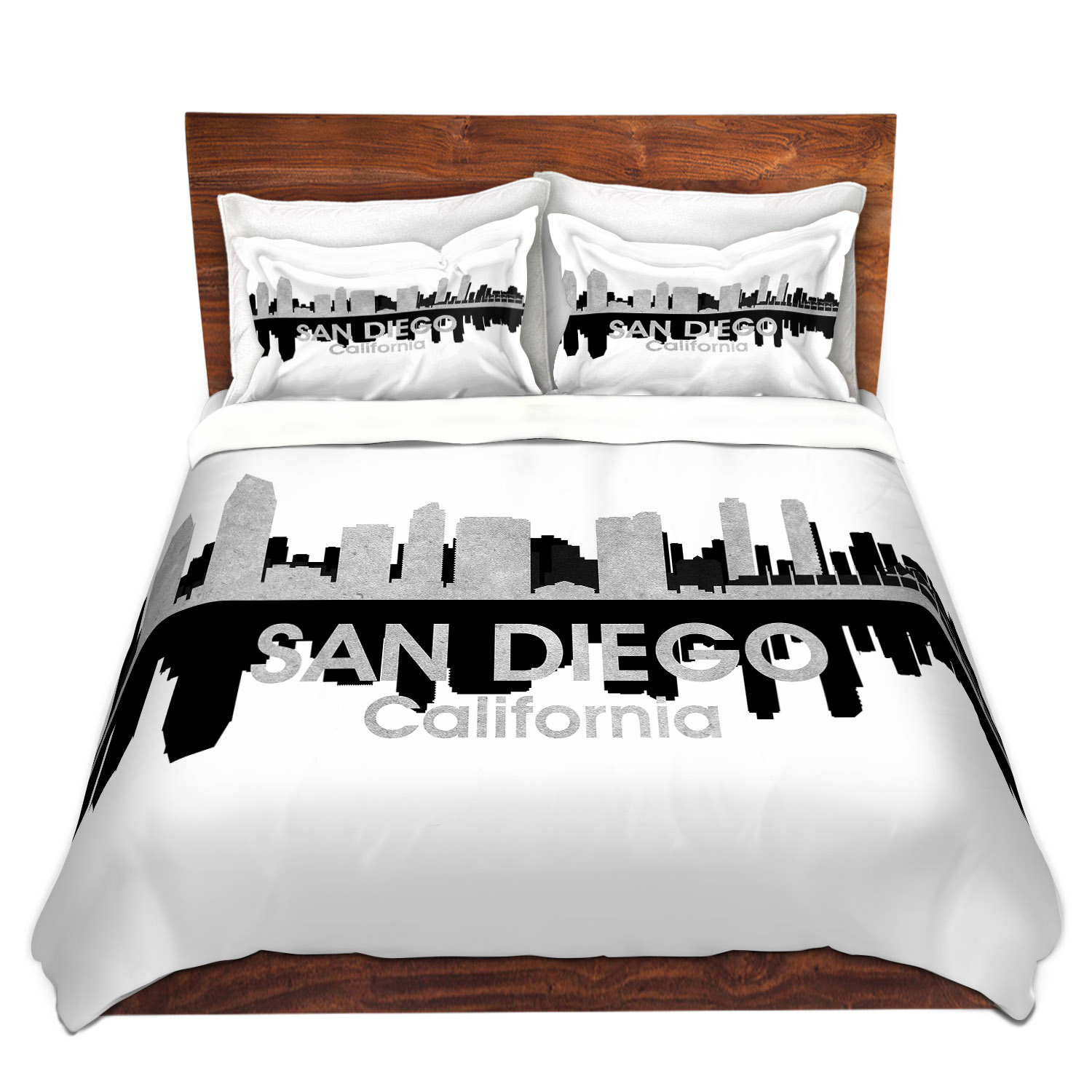 Dianoche Microfiber Duvet Covers By Angelina Vick - City Iv San Diego California