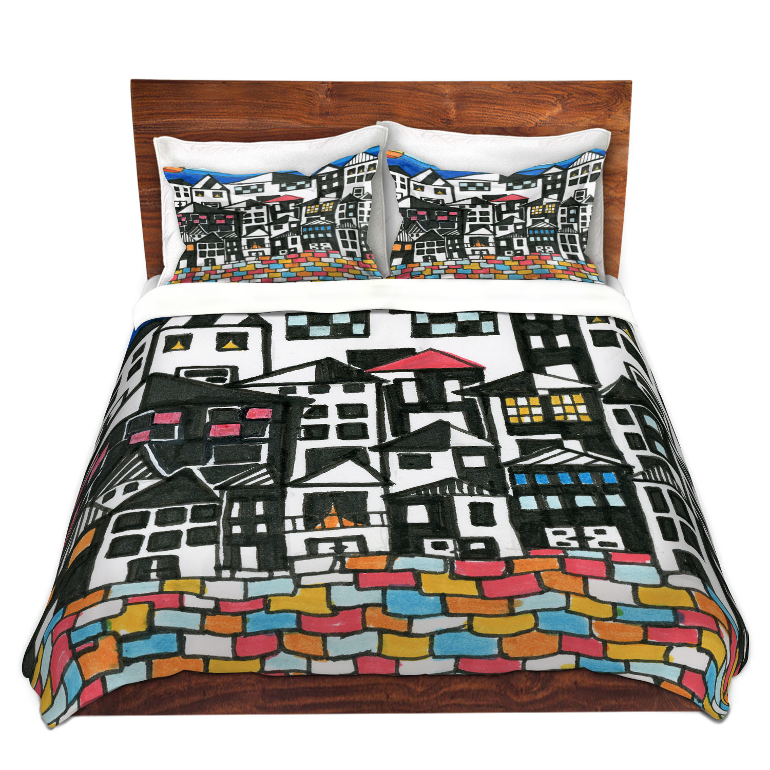 Dianoche Microfiber Duvet Covers By Dora Ficher - Red Roof