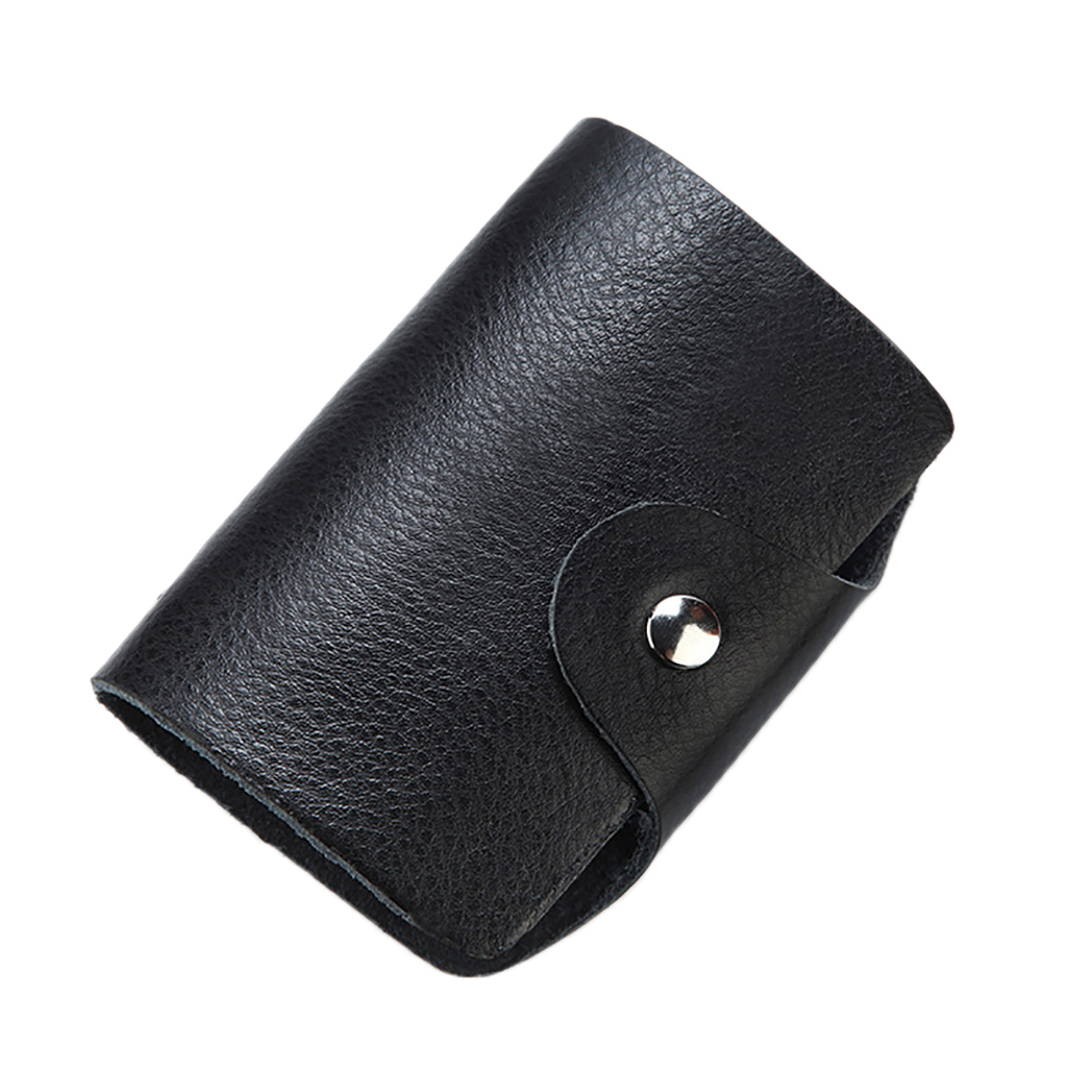 26 Slots PU Leather Business ID Credit Card Holder Case Pocket Bag for Men Women