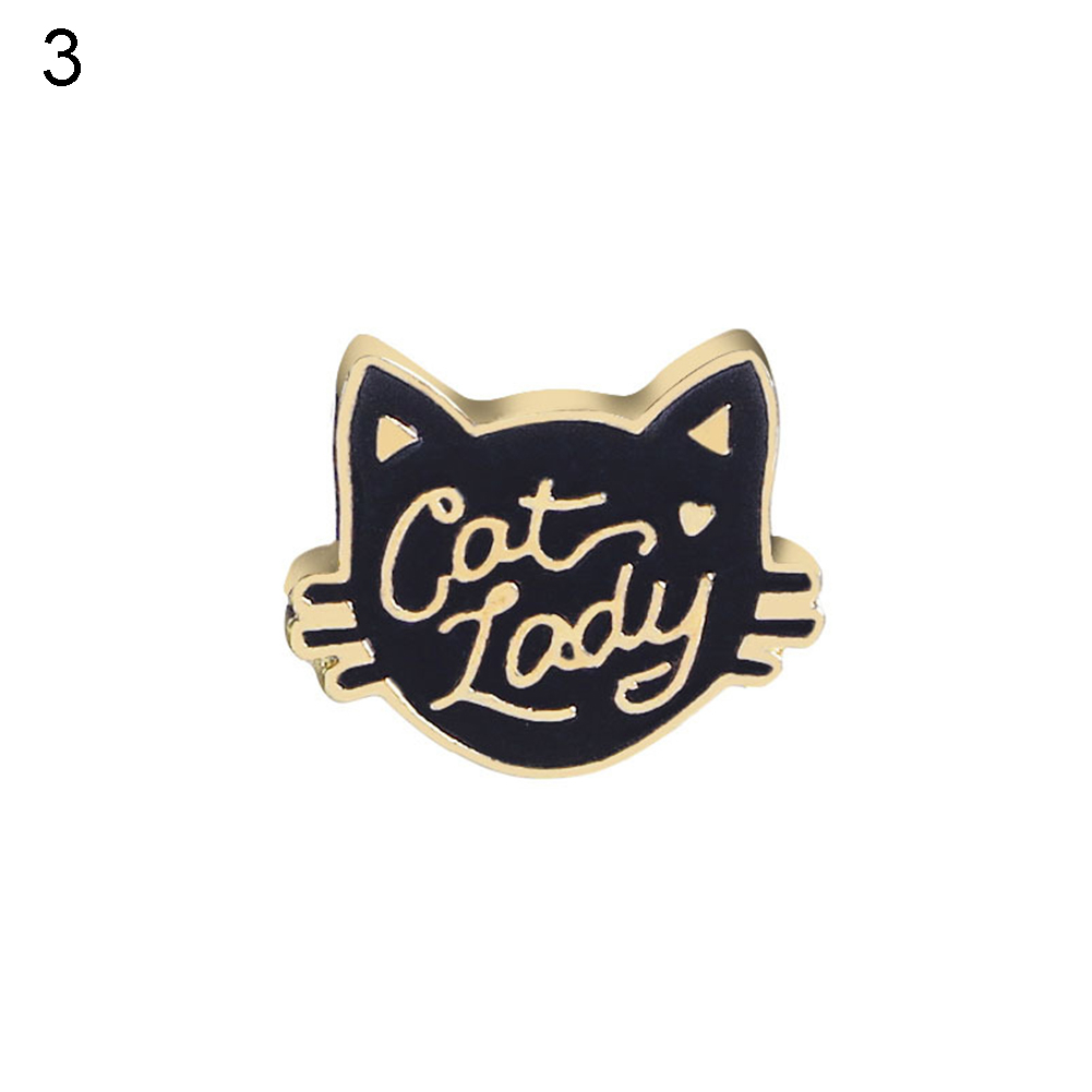 cartoon cat brooch medal fashion cute cat brooch badge medal men and women popular personality