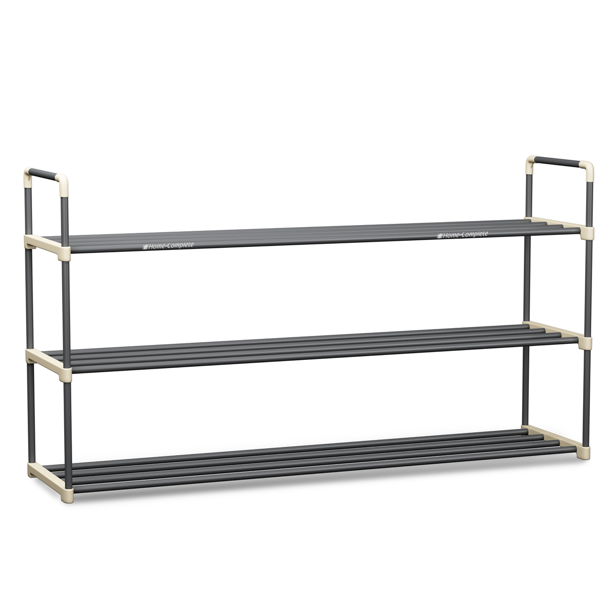 Home Completeshoe Rack W 3 Shelves Three Tier Storage For 18 Pairs By Home Complet Dailymail