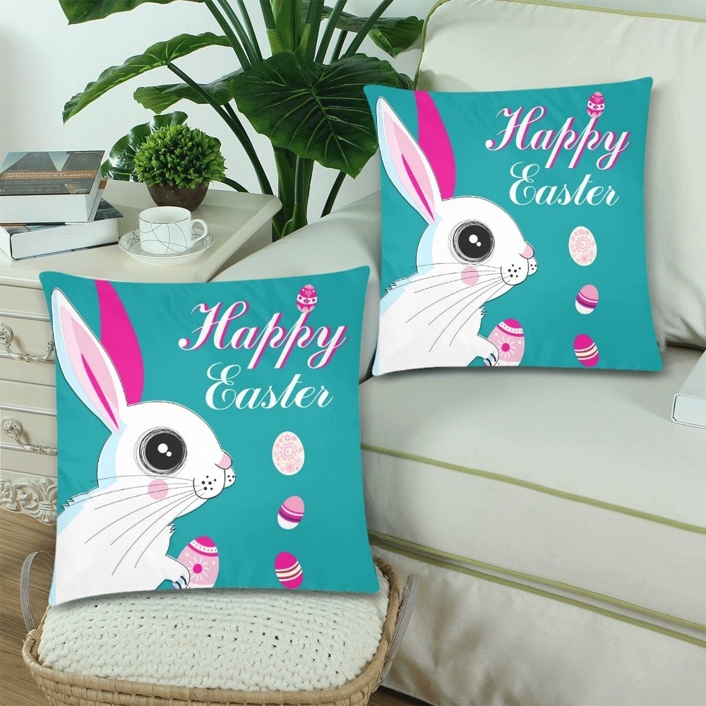 Funny Ironic Saying Bunny Rodent Mom Bunnies Rabbit Pet Throw Pillow Multicolor 16x16