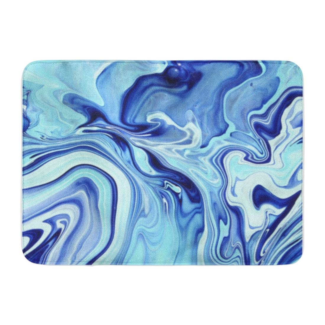 Texture Blue Marble Stone Water Abstract Black Paper Pattern Acrylic ...