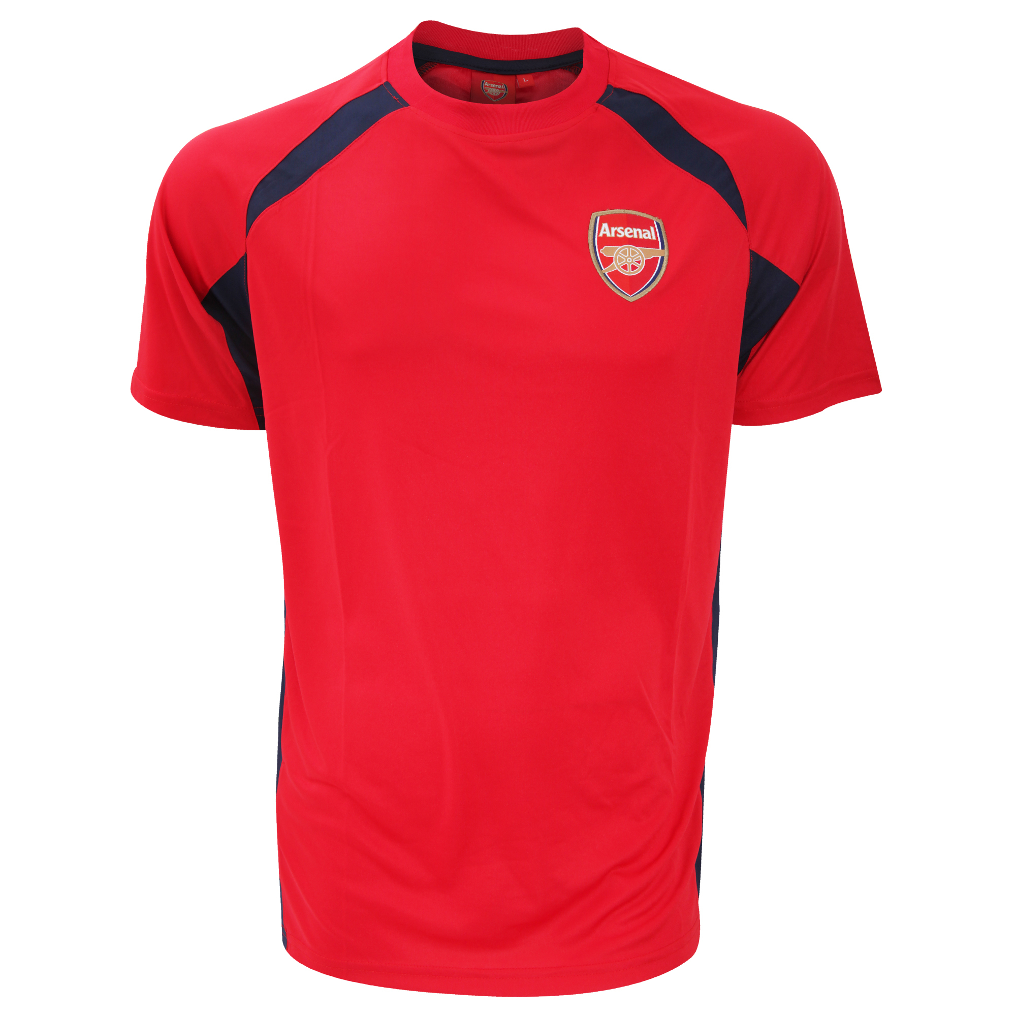 Arsenal FC Mens Official Football Crest Panel T-Shirt